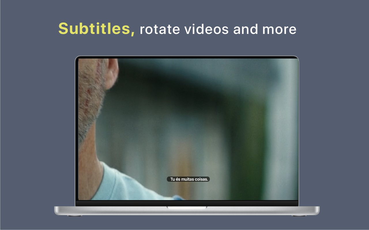 Zoom Video Player Mac screenshot with video zoom playback controls